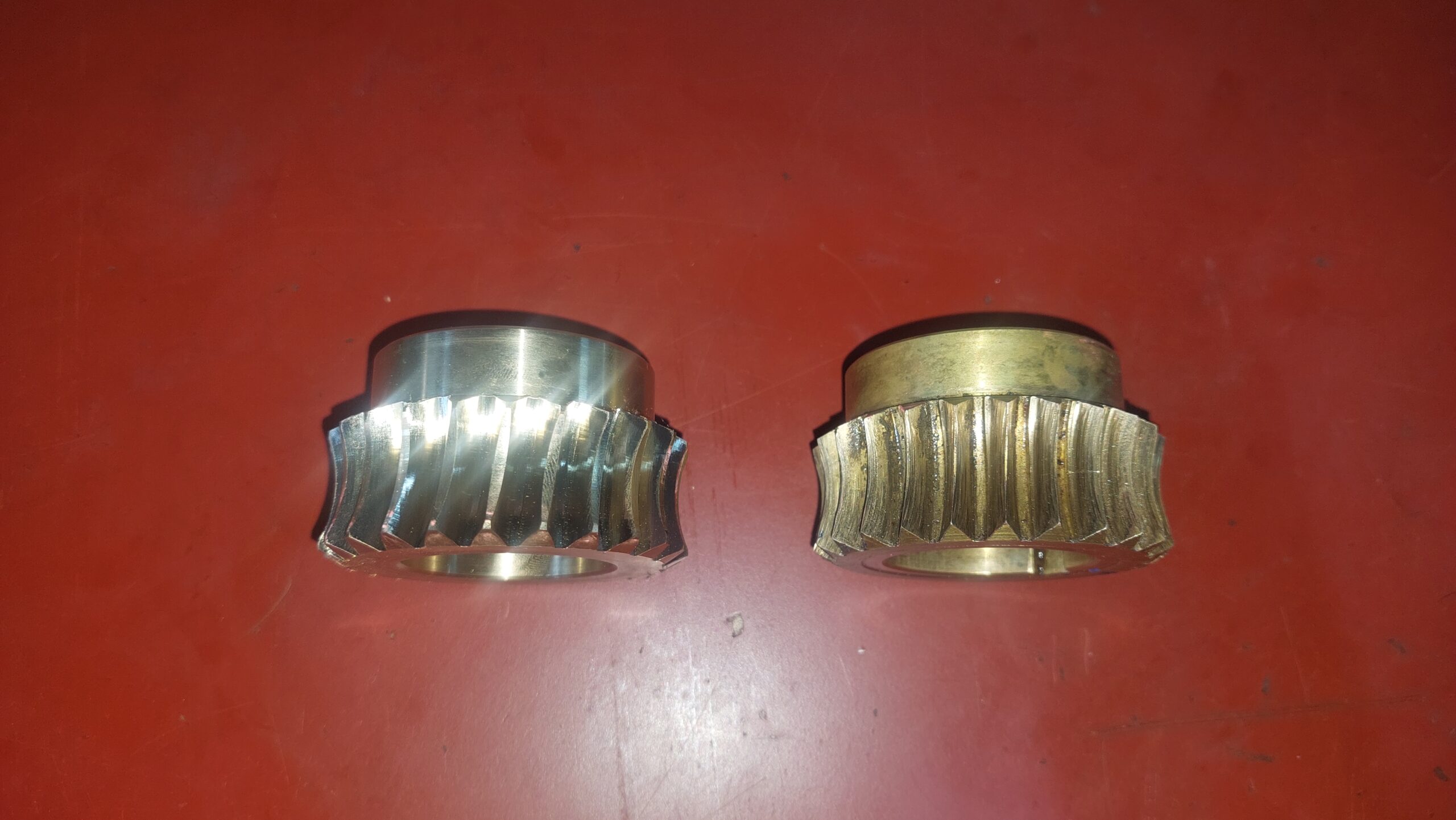 Coronas helicoidales para mecanismo de tornillo sinfín