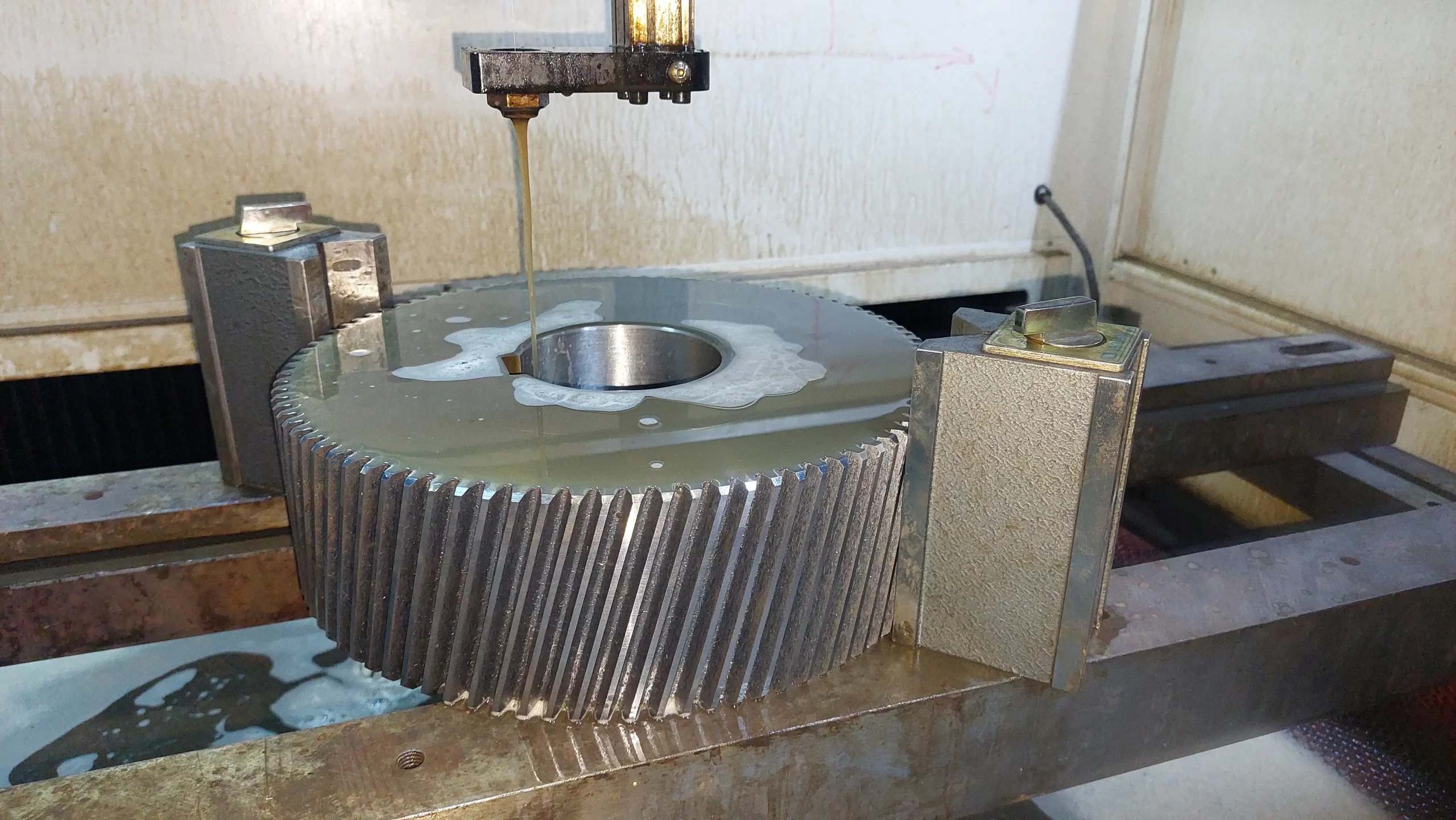 Engranaje industrial mecanizado con tecnología Wire EDM